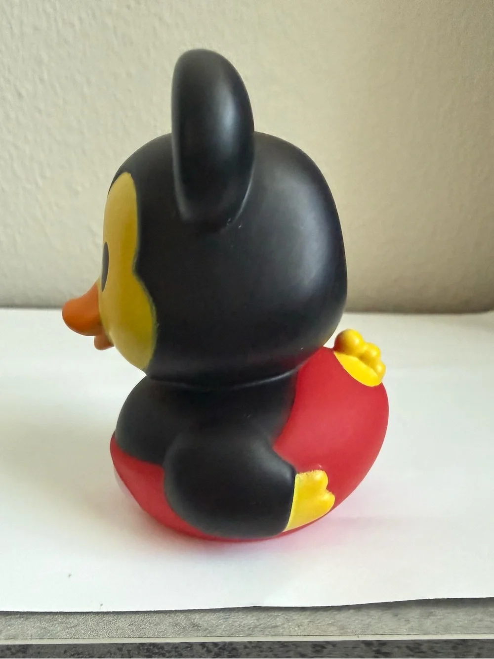 Disney Mickey Mouse Rubber Duck Just Play Bath Toy Collectible 2.75” Official